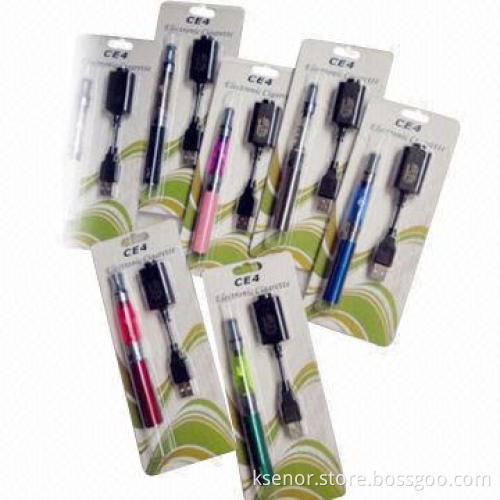 Newest Blister Packing (EGO-CE4) E-cigarettes with 3.7 to 4.2V Nomal Working Voltage